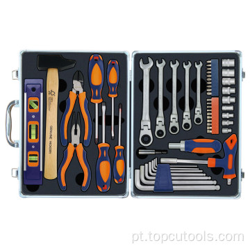 Conjunto de kit de ferramentas 53PCS em caixa de alumínio